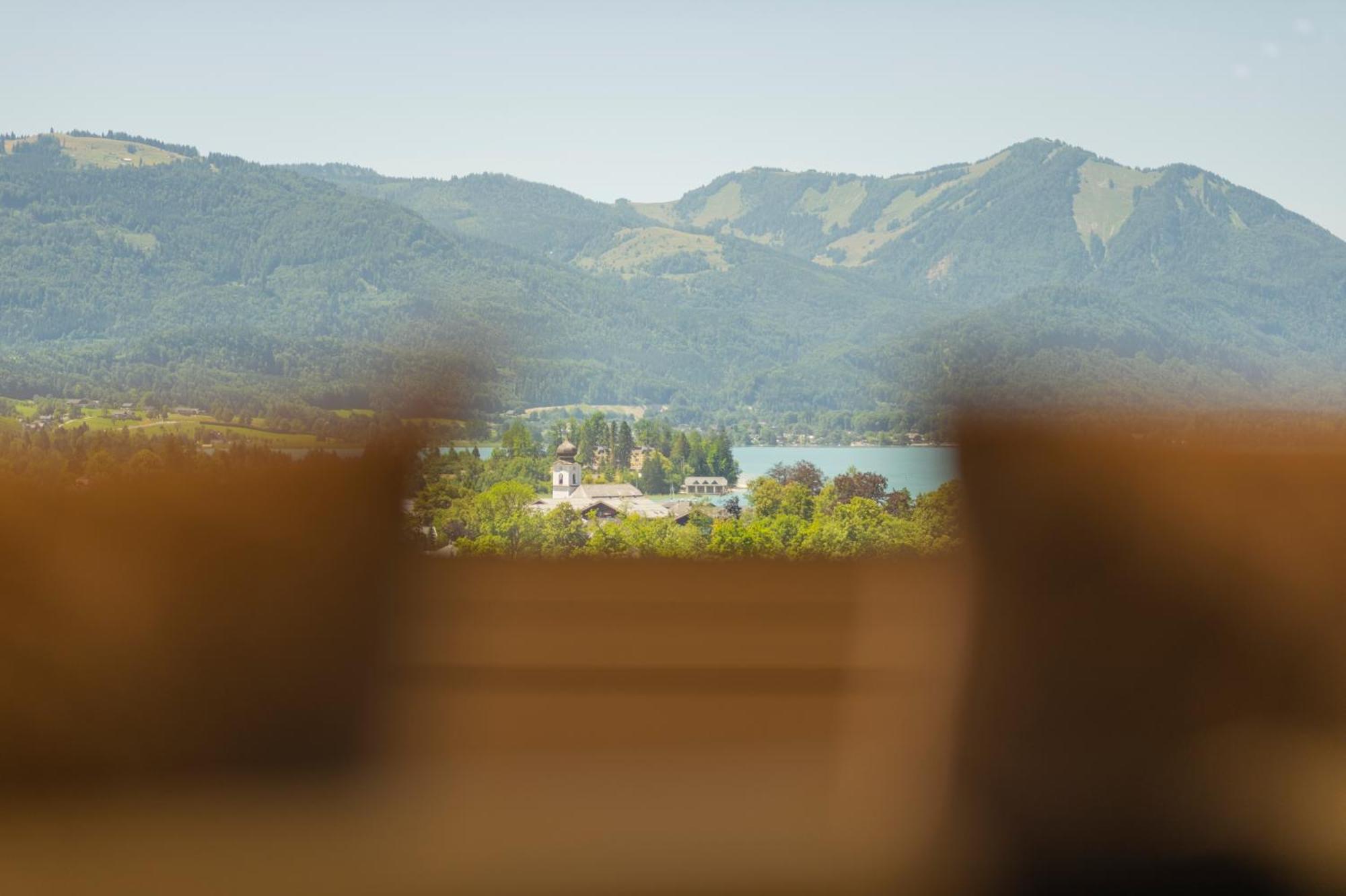 Wolfgangsee Appartements Strobl Bagian luar foto