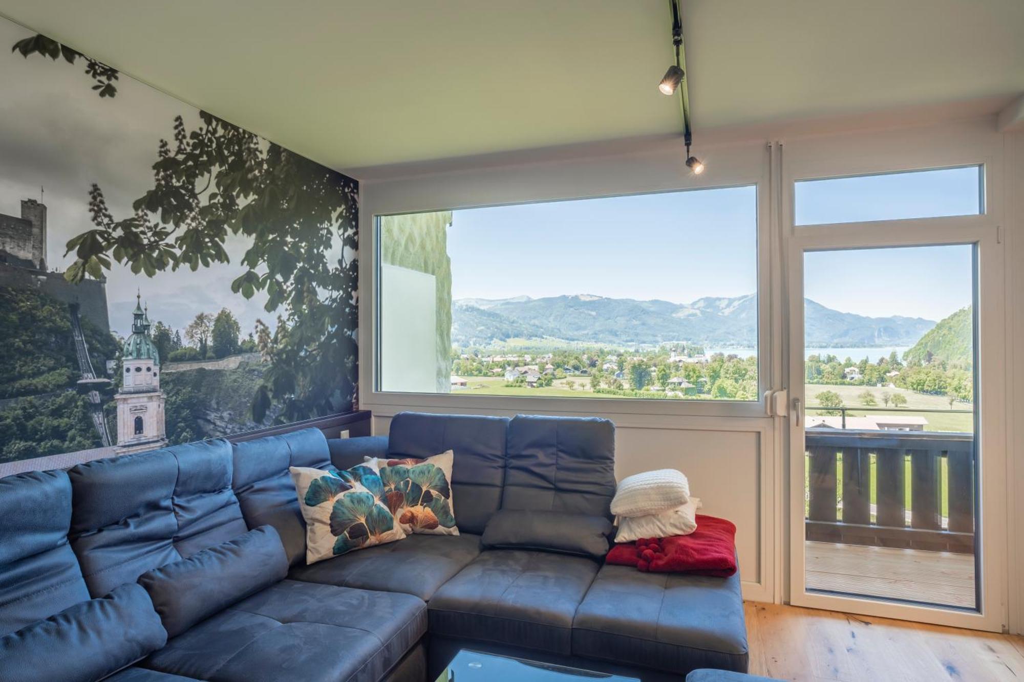 Wolfgangsee Appartements Strobl Bagian luar foto