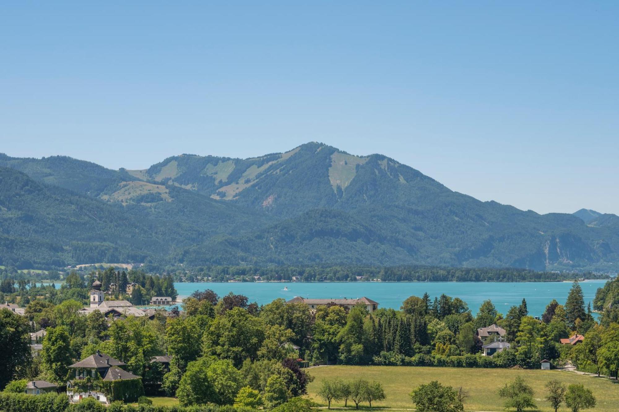 Wolfgangsee Appartements Strobl Bagian luar foto