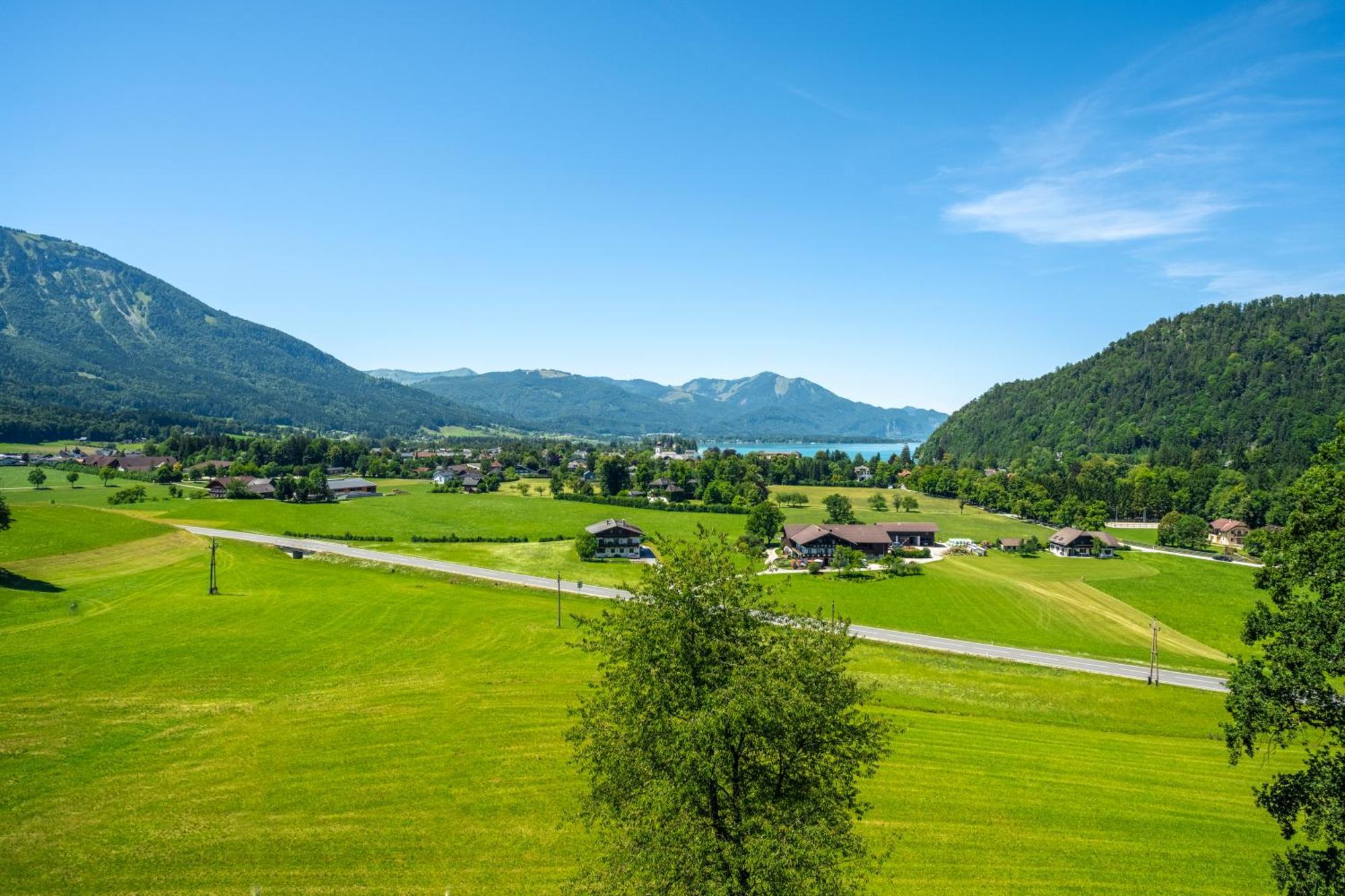 Wolfgangsee Appartements Strobl Bagian luar foto