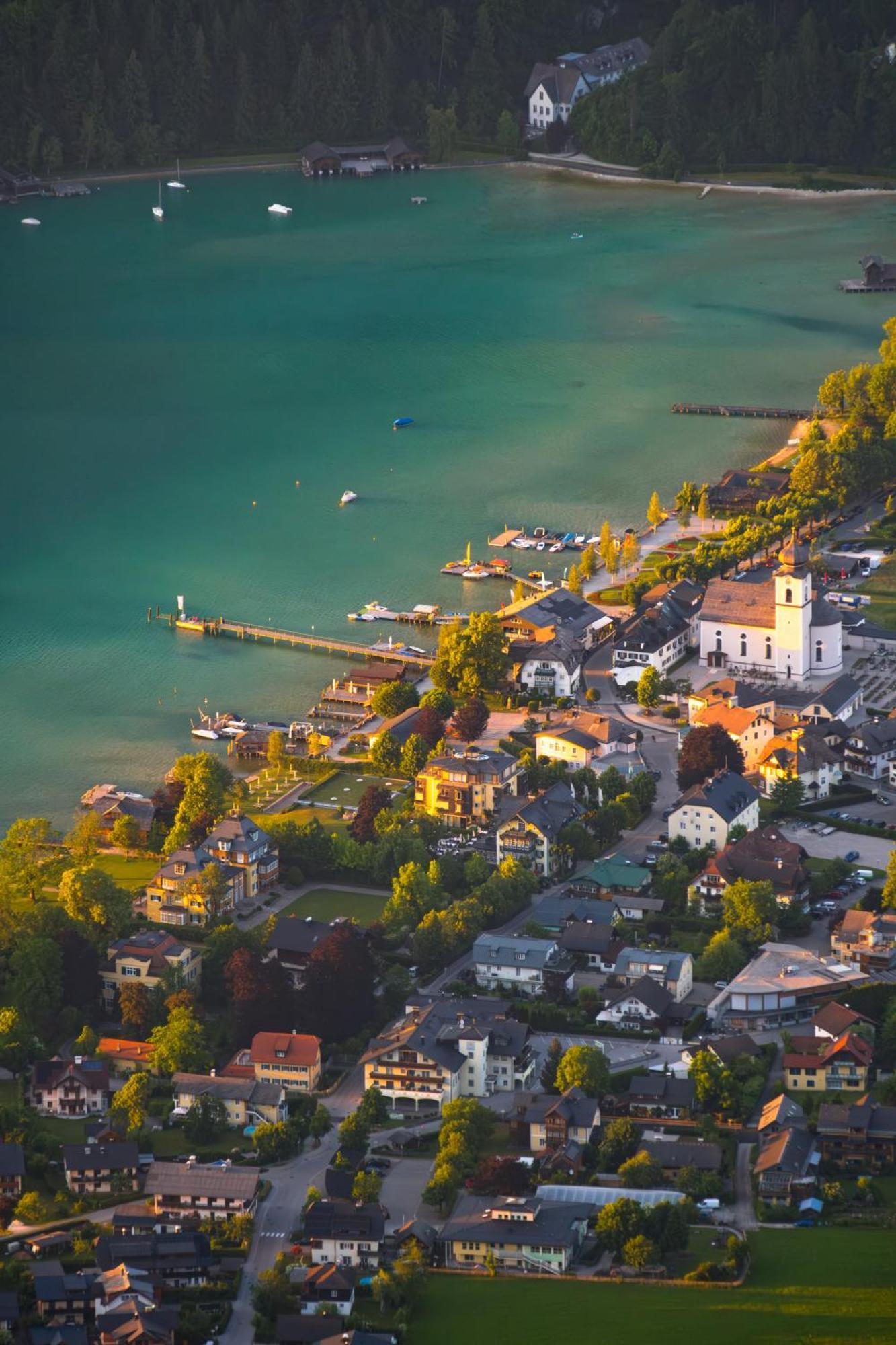 Wolfgangsee Appartements Strobl Bagian luar foto